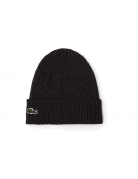 Lacoste Knitted Beanie - Dark Grey