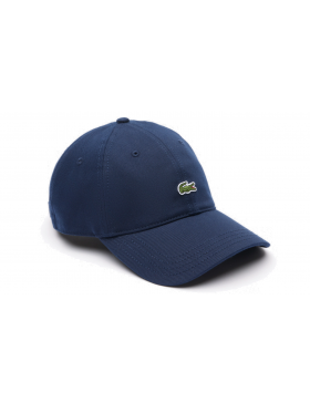 Lacoste cap - Small Croc Gabardine - Bleu Marine