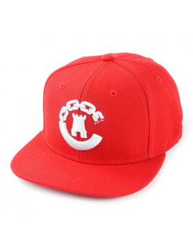 Crooks & Castles Hybrid C snapback red