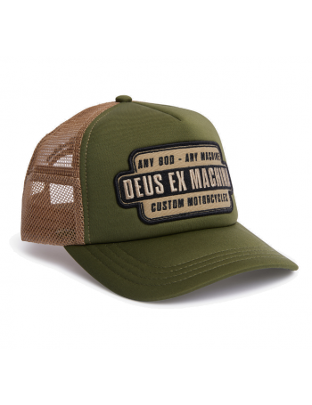 DEUS Grip Tape Trucker cap - OIive