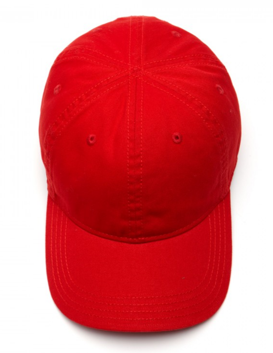 Lacoste discount hat red